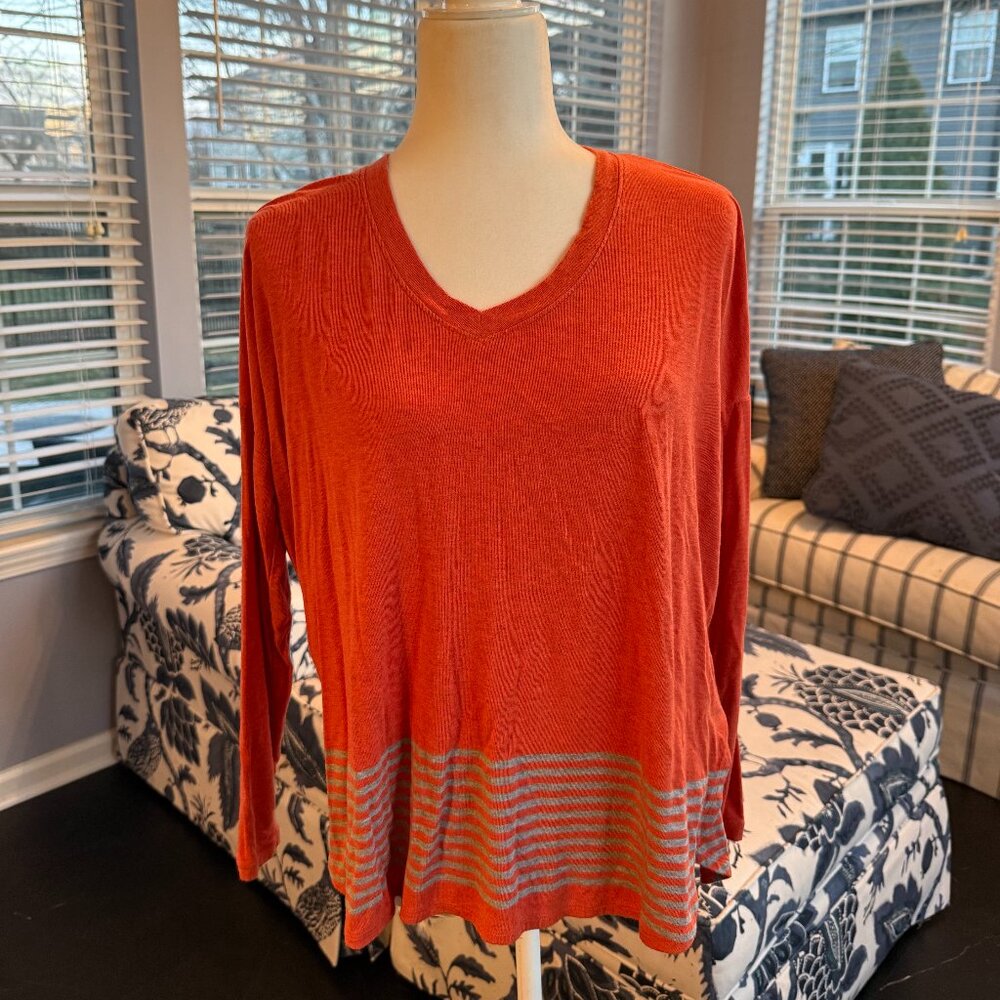 CAbi long sleeved orange t-shirt XS